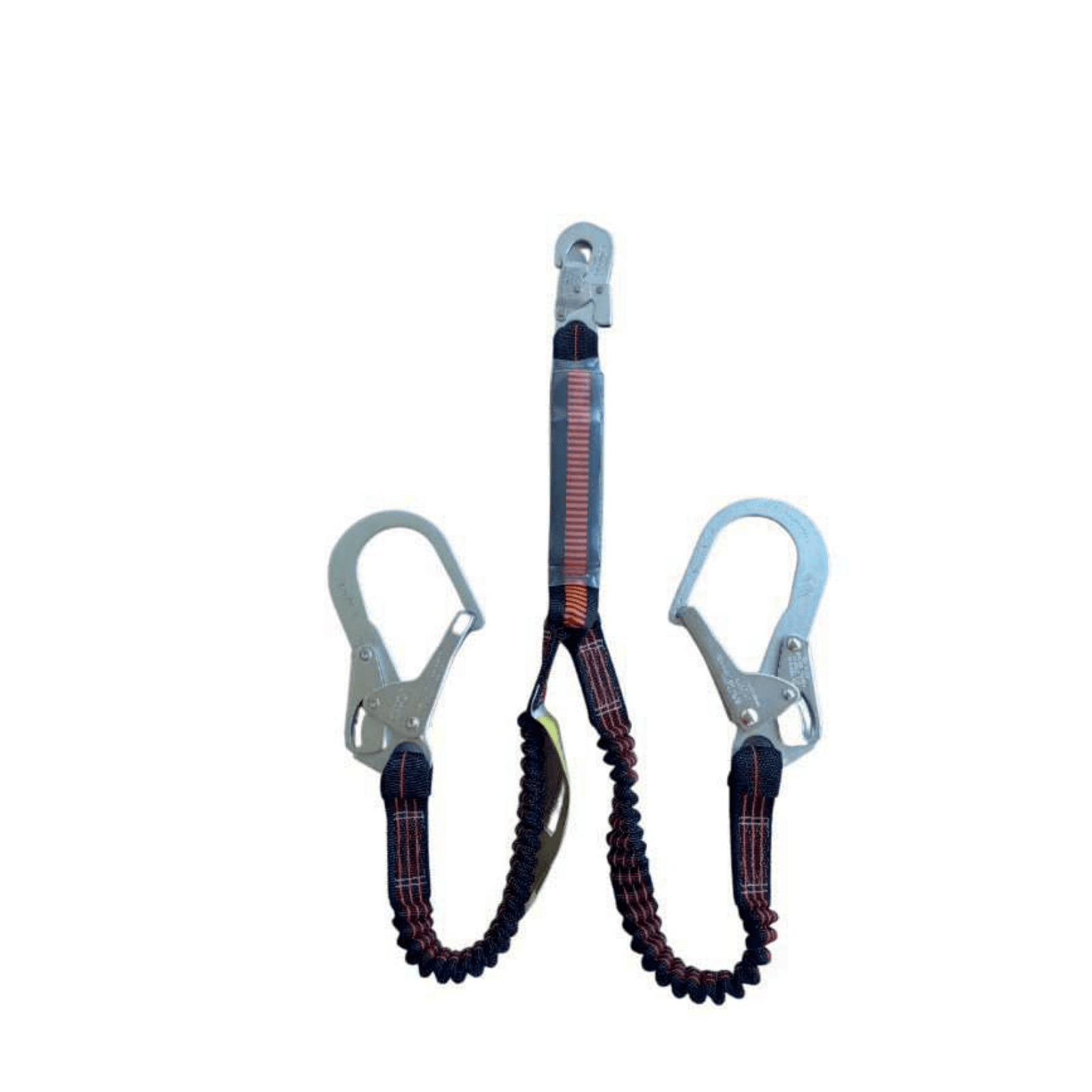 Imagen - COLA DE AMARRE DELTA CV1026EAM65 ELASTIZADA 1.5 MTS DOBLE EN "Y" CON AMORTIGUADOR (MOSQUETONES DE 65 MM)