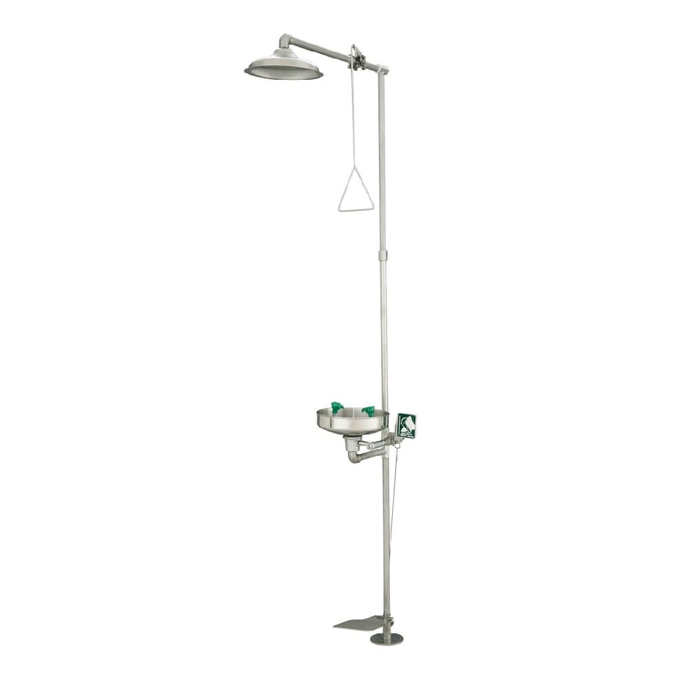 Imagen - DUCHA Y LAVAOJOS INOX - C/Pedal AXION 001IF-CL