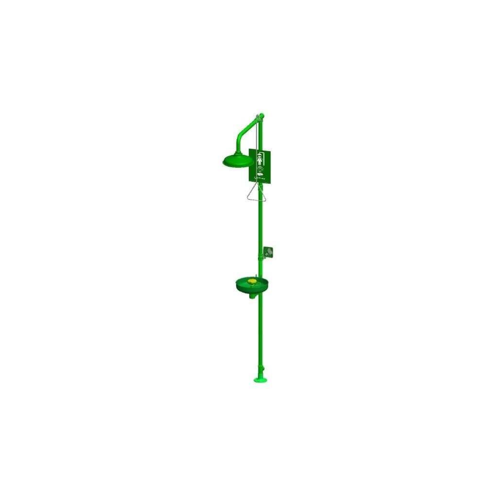 Imagen - DUCHA Y LAVAOJOS GALVANIZ. S/Pedal AXION 001- CL