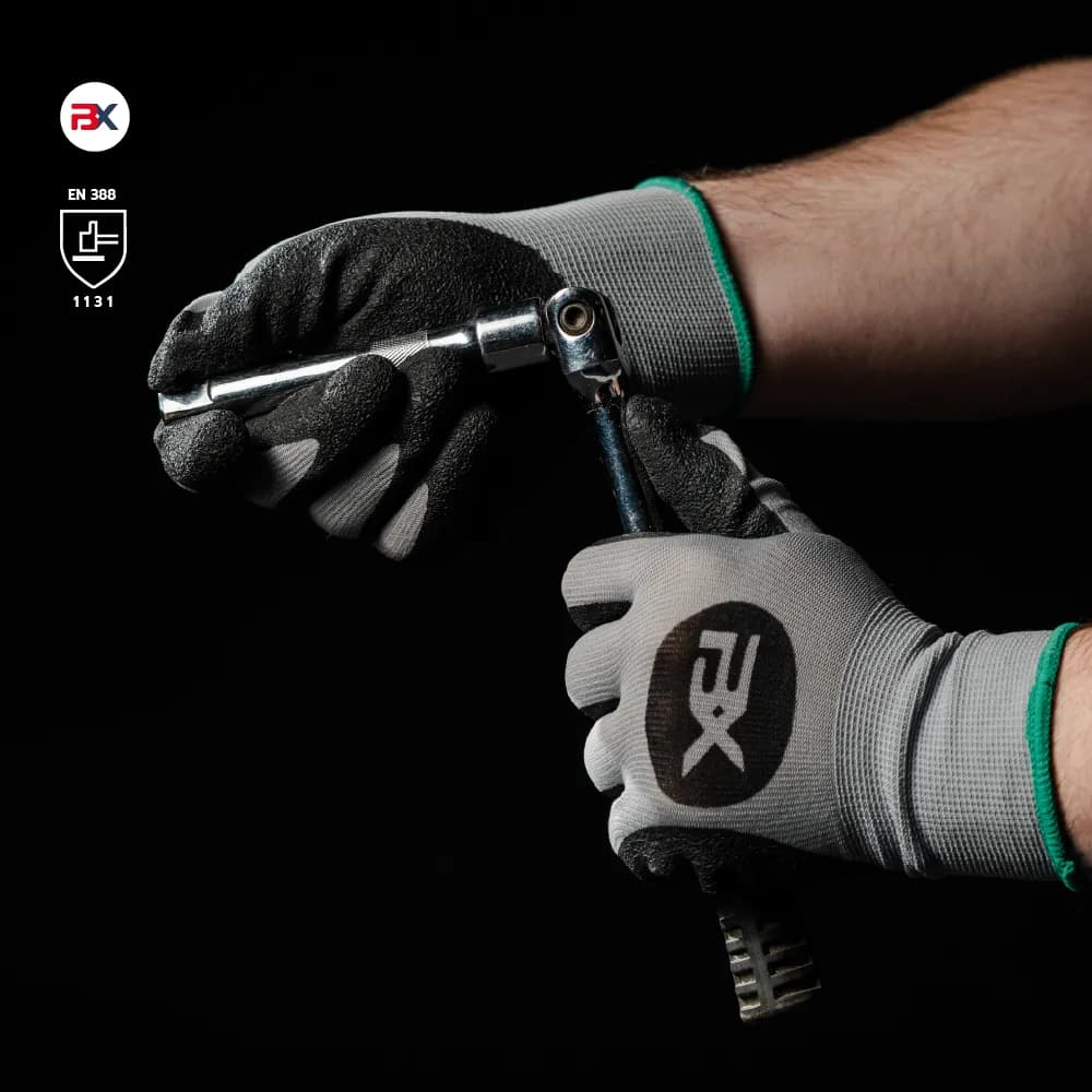 Imagen - GUANTE BILVEX POLIAMIDA LATEX PLAT
