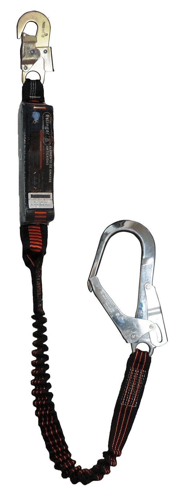Imagen - COLA DE AMARRE DELTA CV1020EA ELASTIZADA 1.5 MTS Y AMORTIGUADOR (MOSQUETON DE 18 MM Y DE 55 MM)